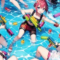 water gun Battle 3枚目