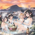温泉といえば宴会、湯煙の町へようこそ。 2枚目
