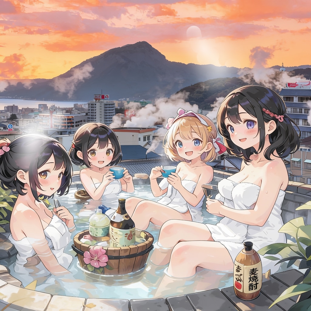 温泉といえば宴会、湯煙の町へようこそ。