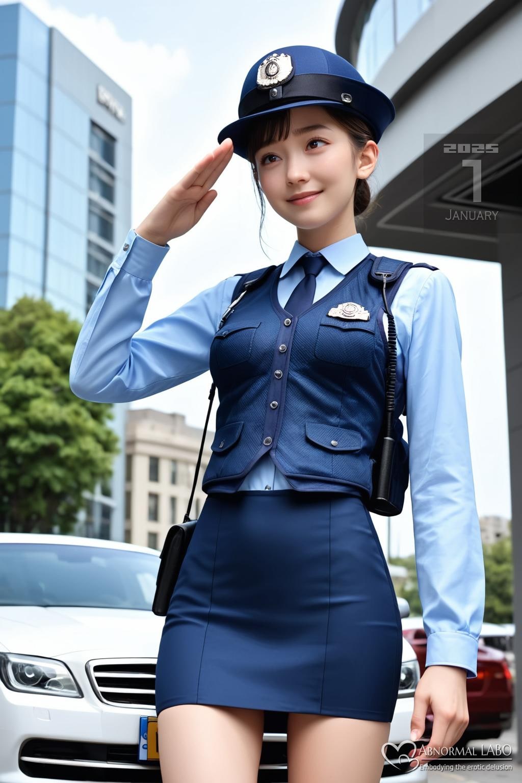8枚）マルチトレイ♡婦警さん【PEEINGFAN】