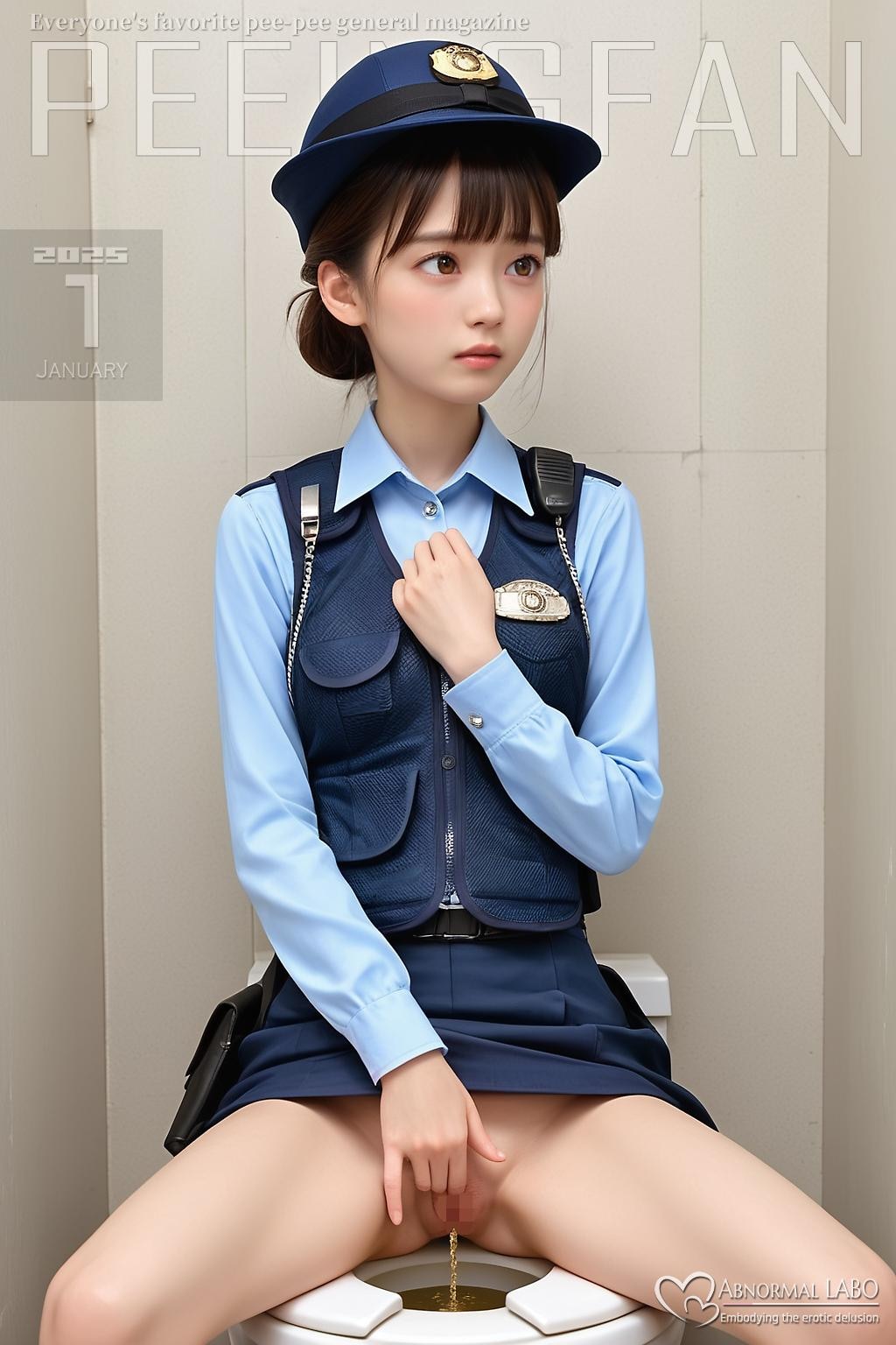 8枚）マルチトレイ♡婦警さん【PEEINGFAN】