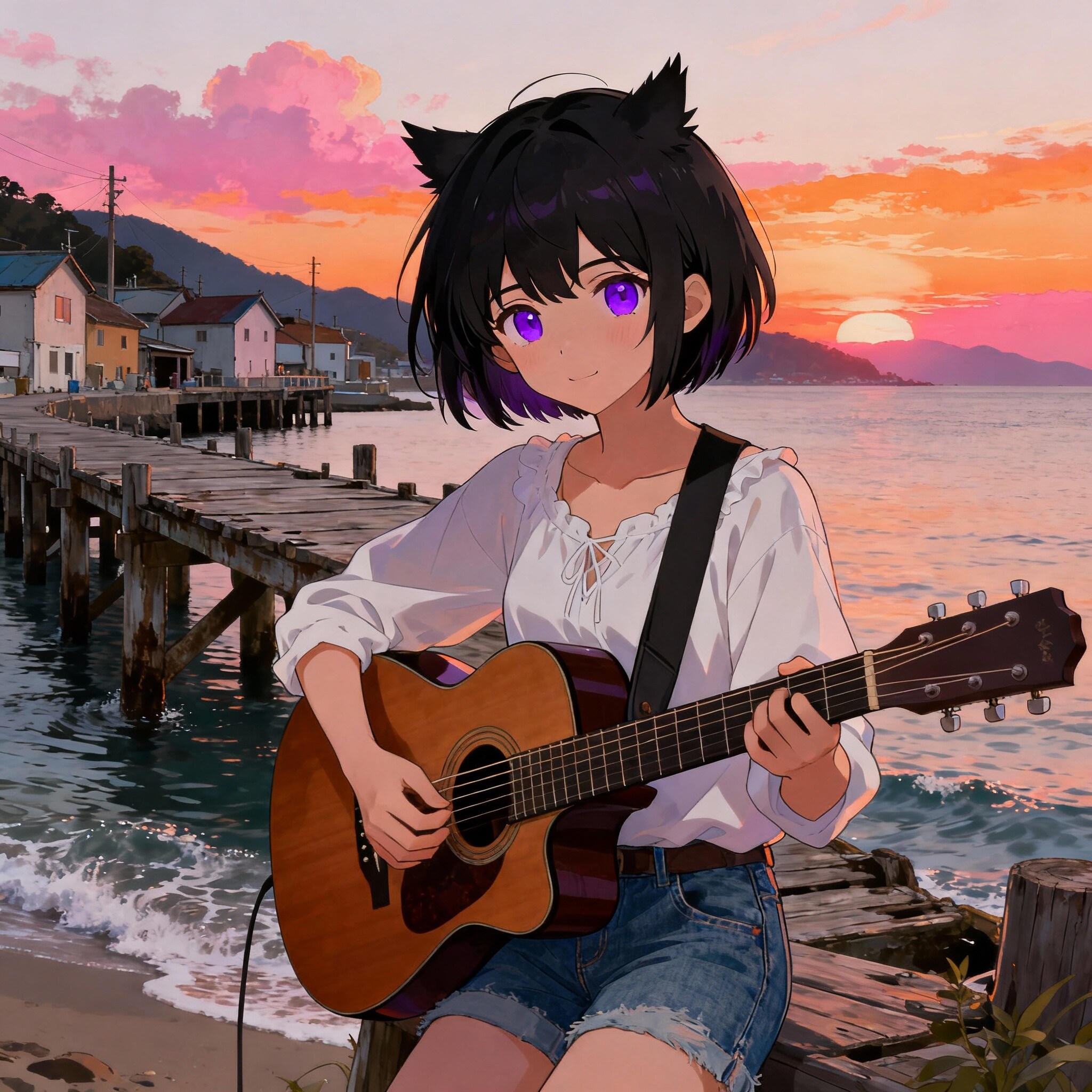 アコギのうちのこ | の人気AIイラスト・グラビア