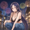 賴光の七夕の花火 2枚目