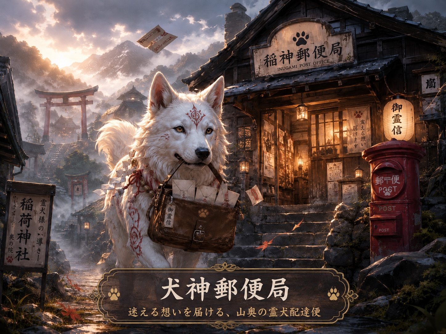 犬神郵便局 | の人気AIイラスト・グラビア