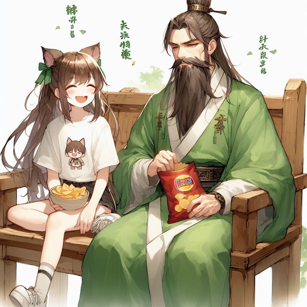 「おじさん、お菓子あげる！