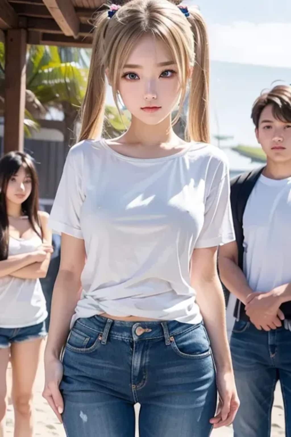 ジーンズの女の子 1