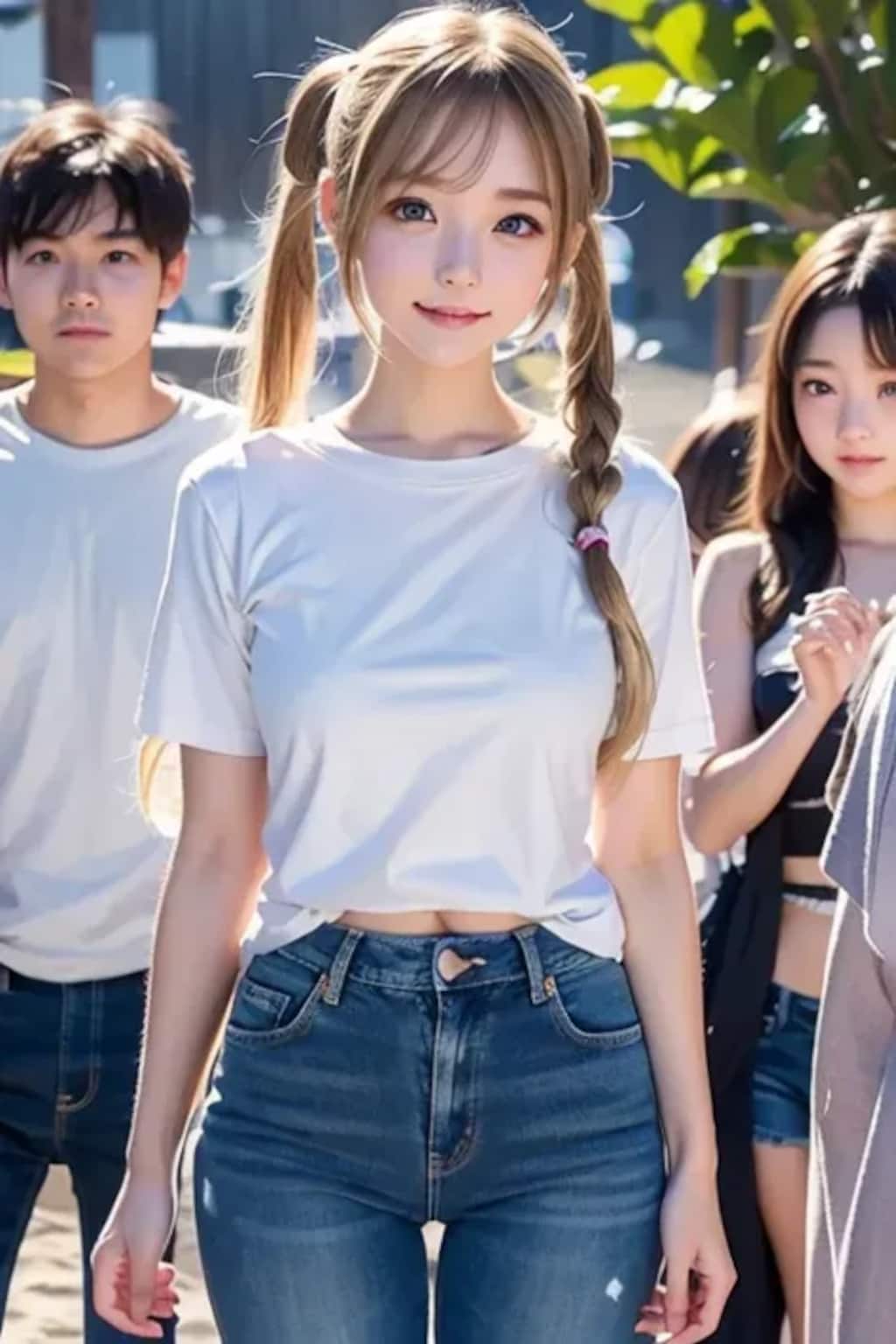 ジーンズの女の子 1