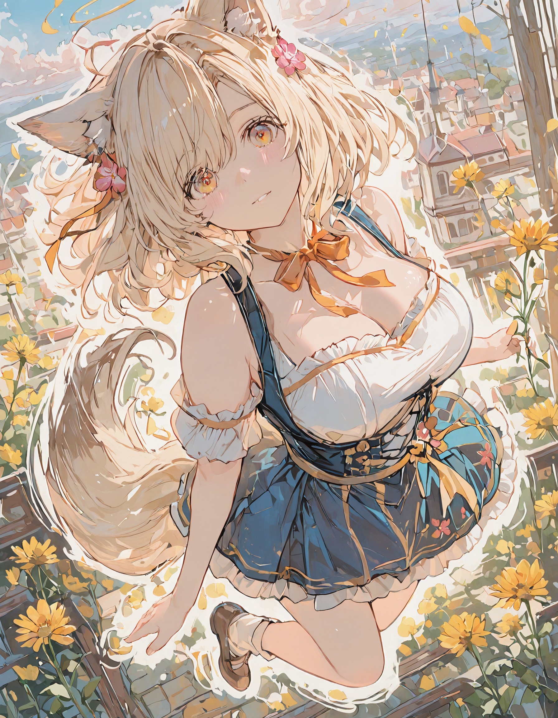 けもみみ娘 | の人気AIイラスト・グラビア
