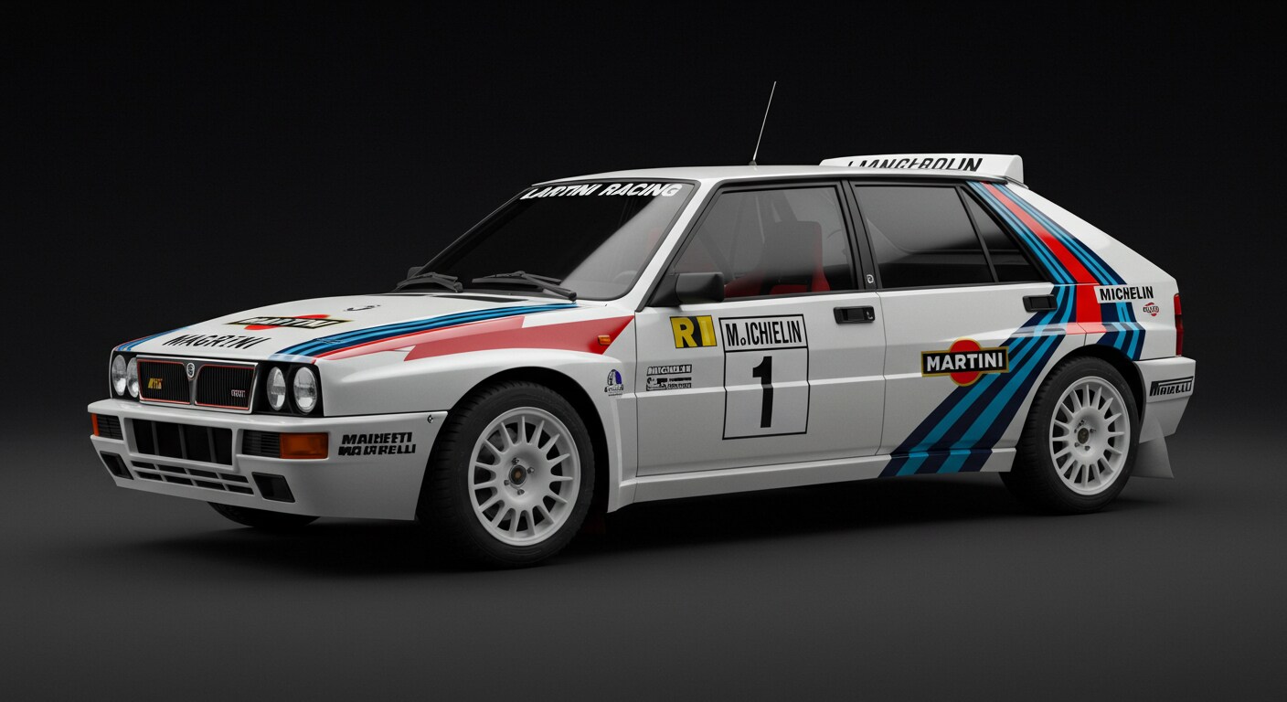 ランチアデルタラリーカー | の人気AIイラスト・グラビア