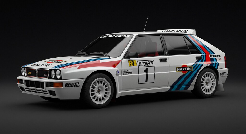 ランチアデルタラリーカー