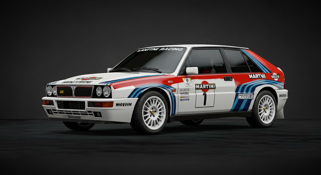 ランチアデルタラリーカー