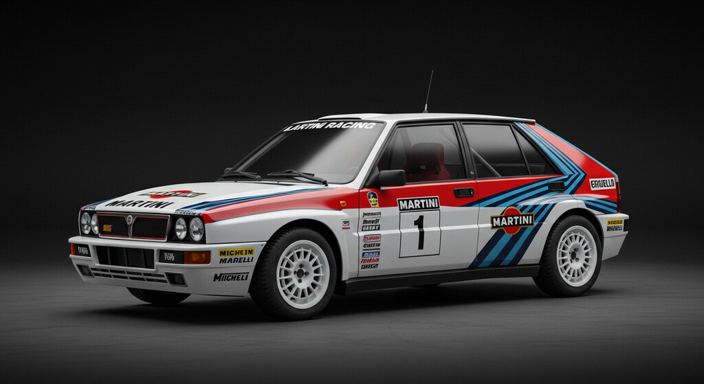 ランチアデルタラリーカー