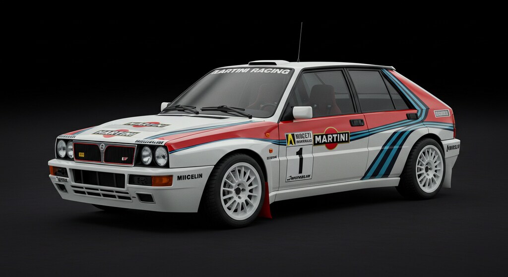 ランチアデルタラリーカー