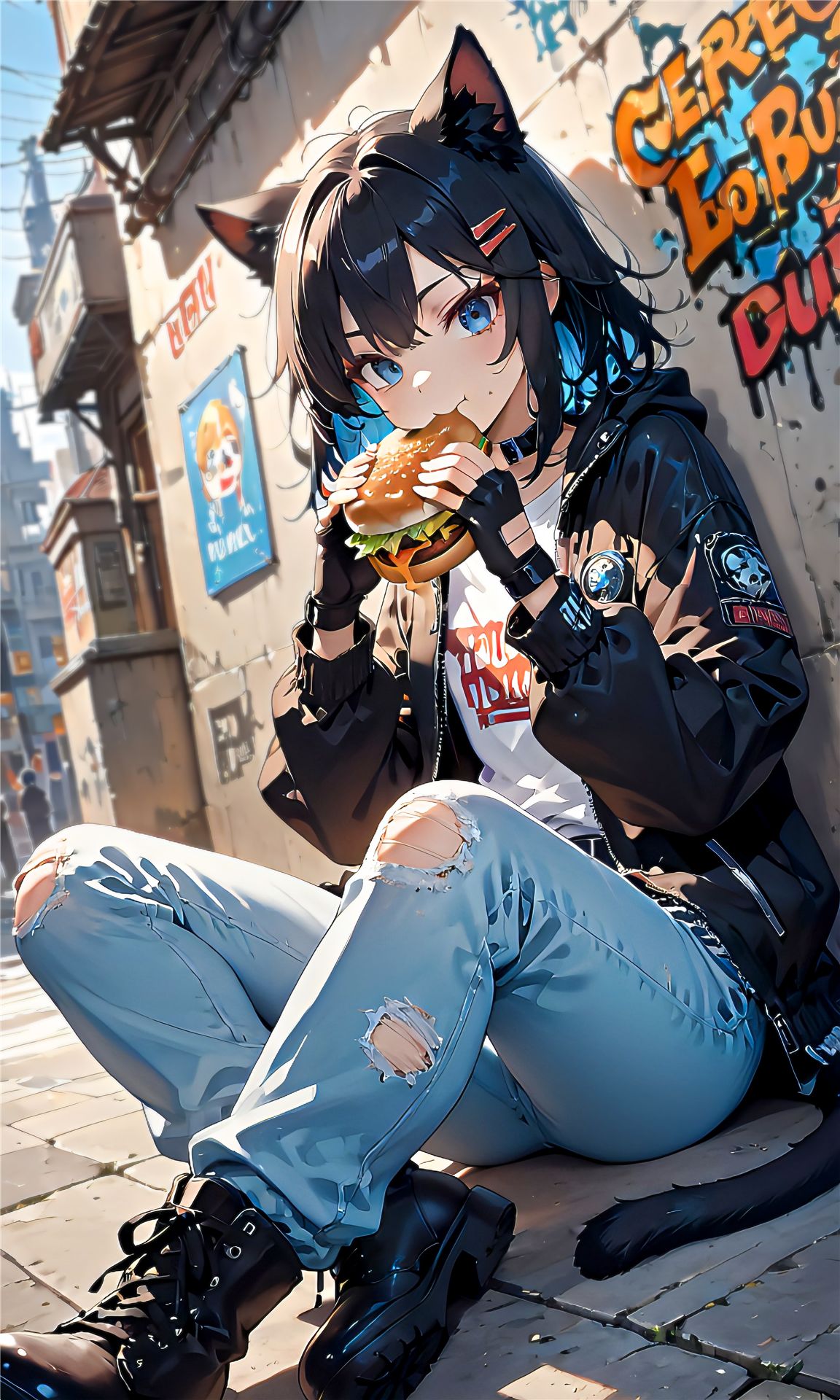 🍔 | の人気AIイラスト・グラビア