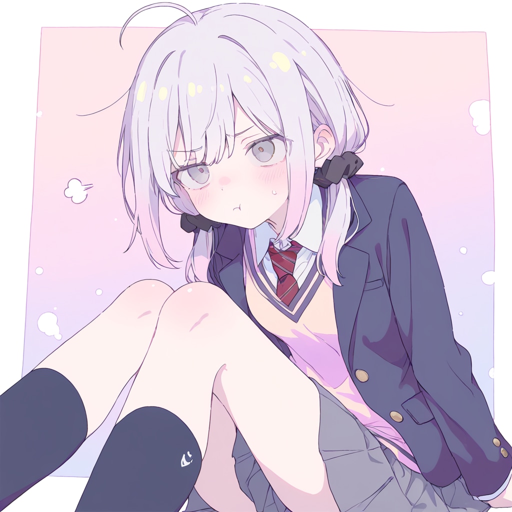 おさげの女の子3