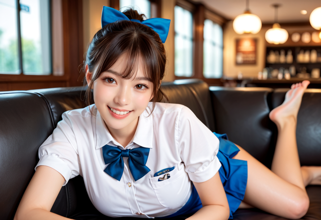 FANZA新作【ミニスカウェイトレス】サンプル02