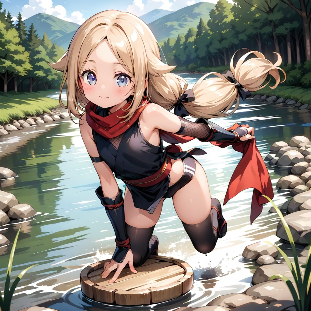 忍法水蜘蛛のじゅ・・・つ？