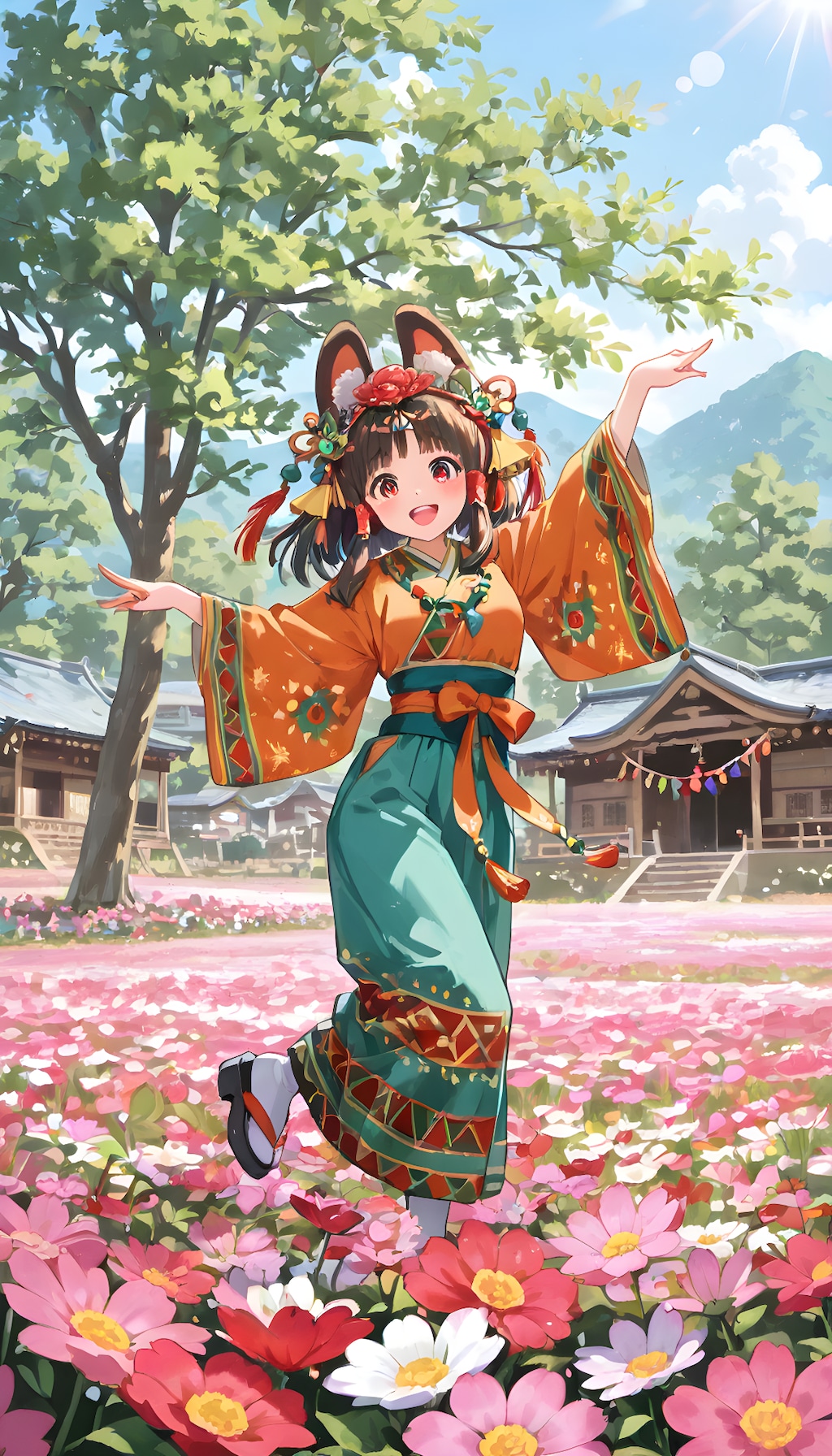 【民族衣装(*´ω`*】