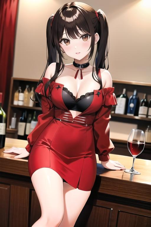 バーでワインを飲もう