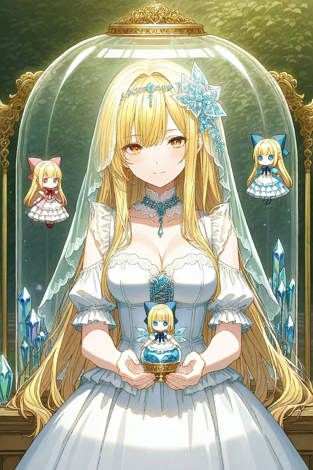 CAPEさんのガラスの人形