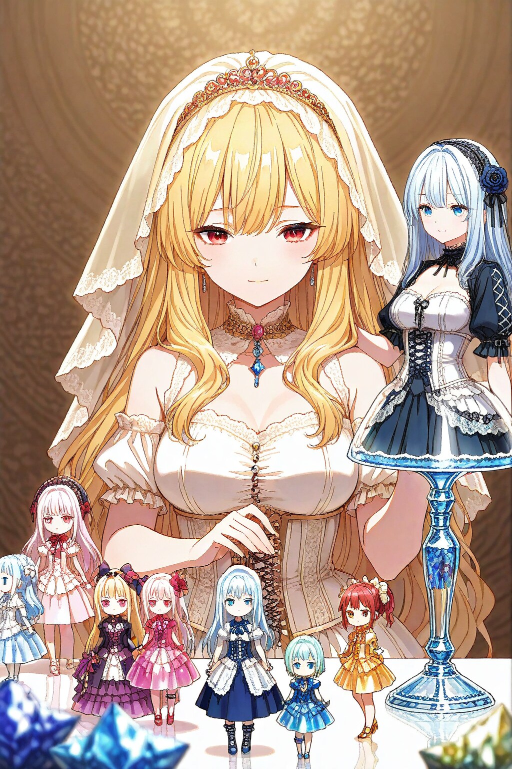 CAPEさんのガラスの人形