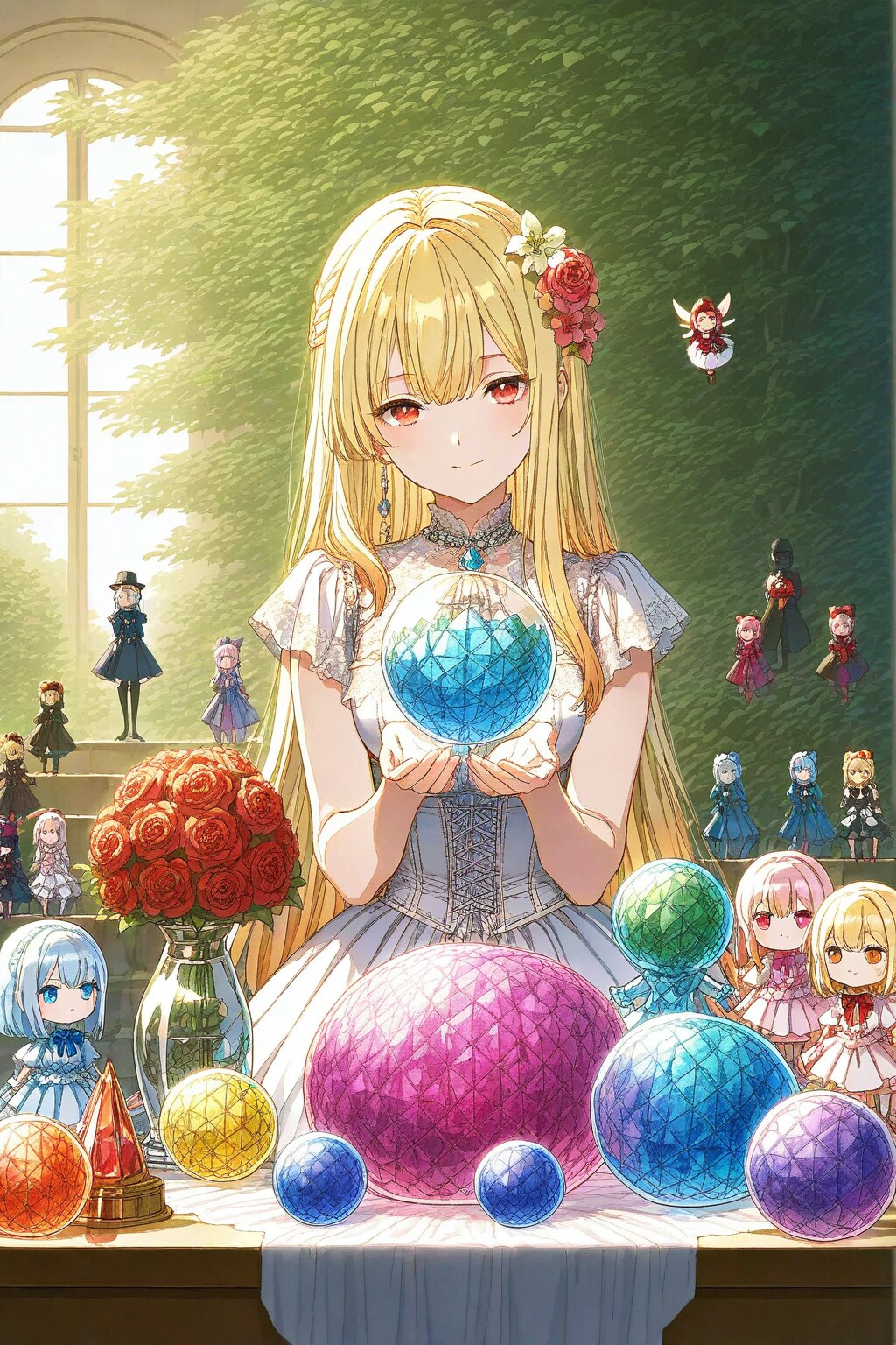 CAPEさんのガラスの人形