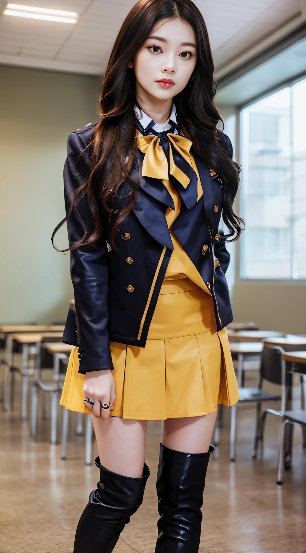 ソウル公演芸術高等学校の制服をオマージュ