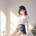 窓際の小夜 3枚目
