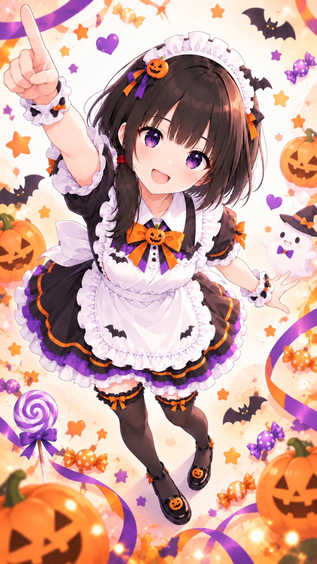 ハロウィンメイドの真城さん