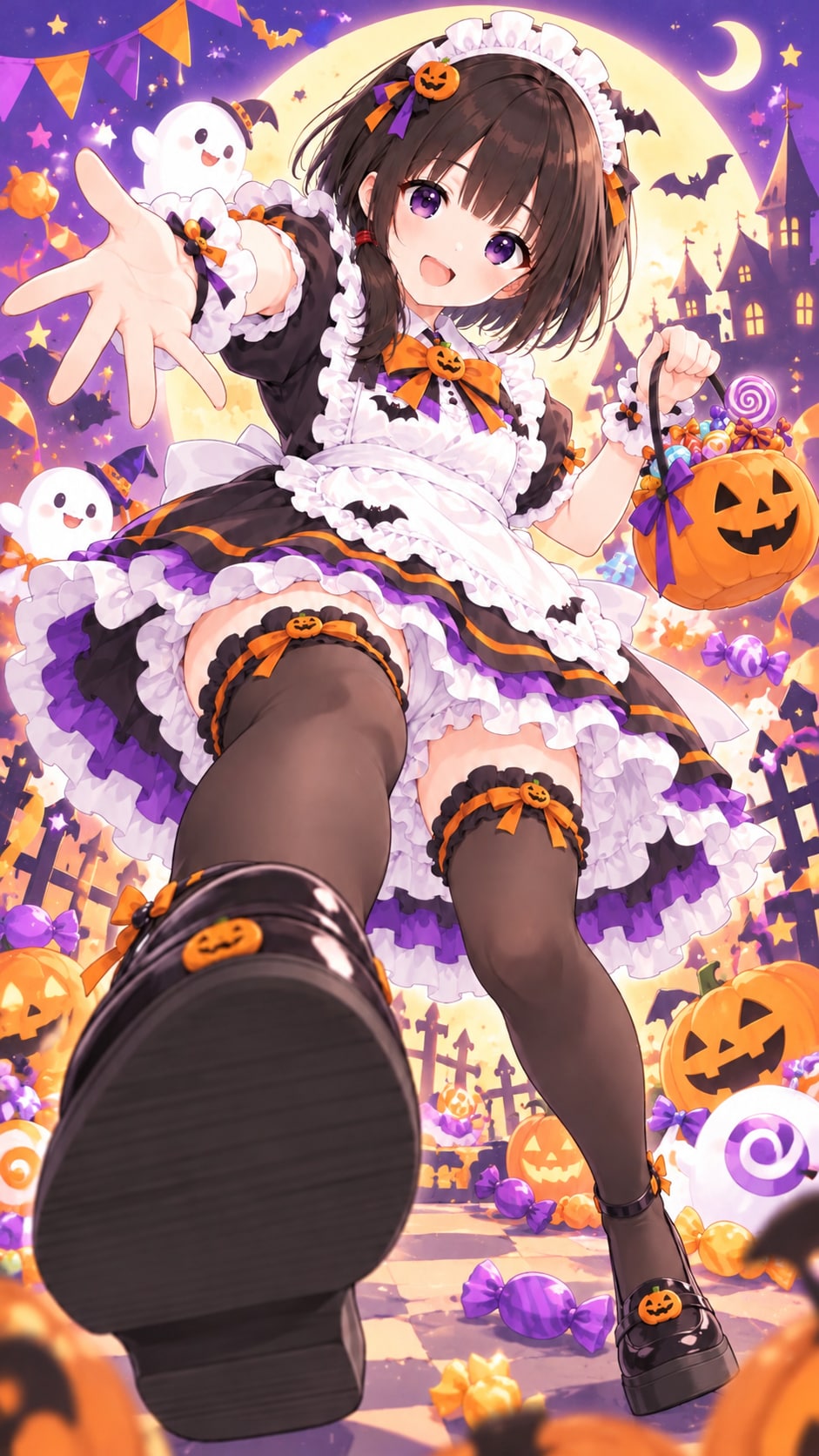 ハロウィンメイドの真城さん | の人気AIイラスト・グラビア