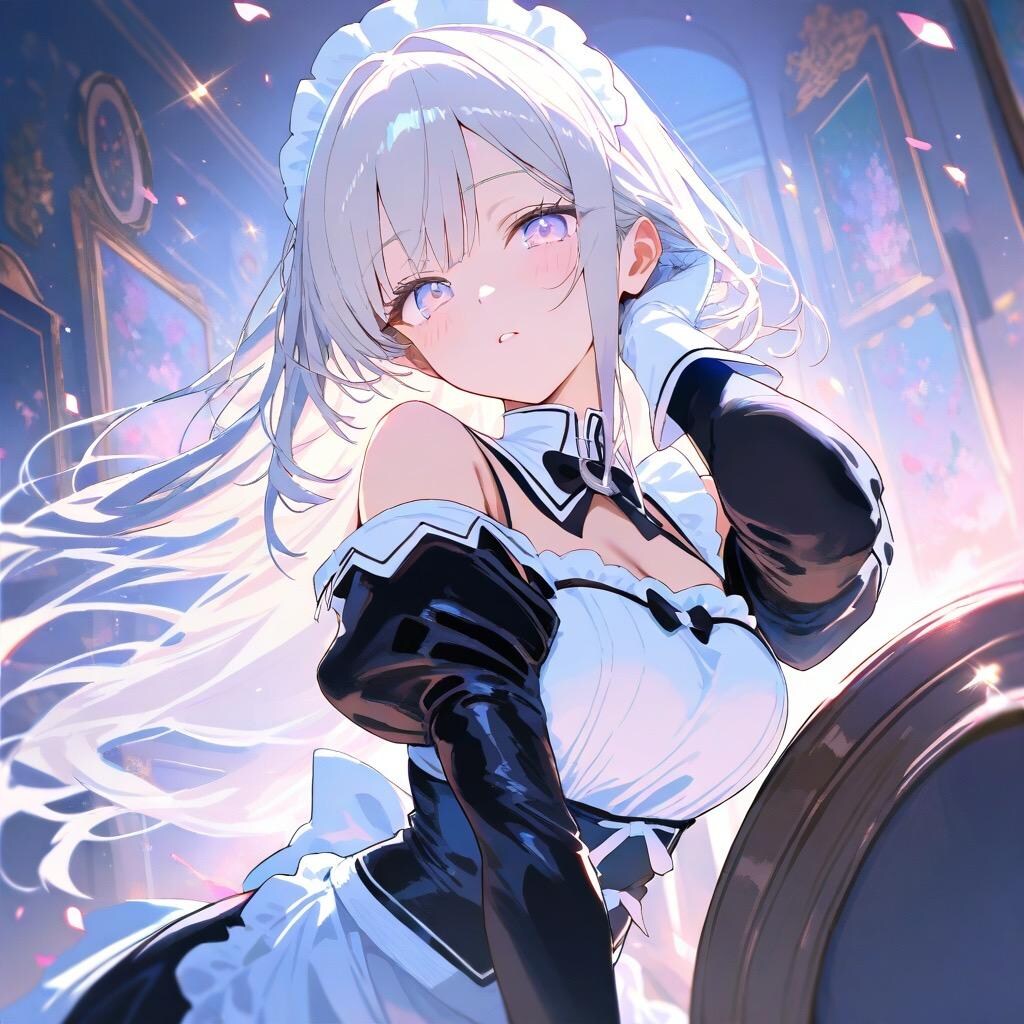 成人向けに召喚したんだけど愛着湧いちゃった銀髪メイドちゃん