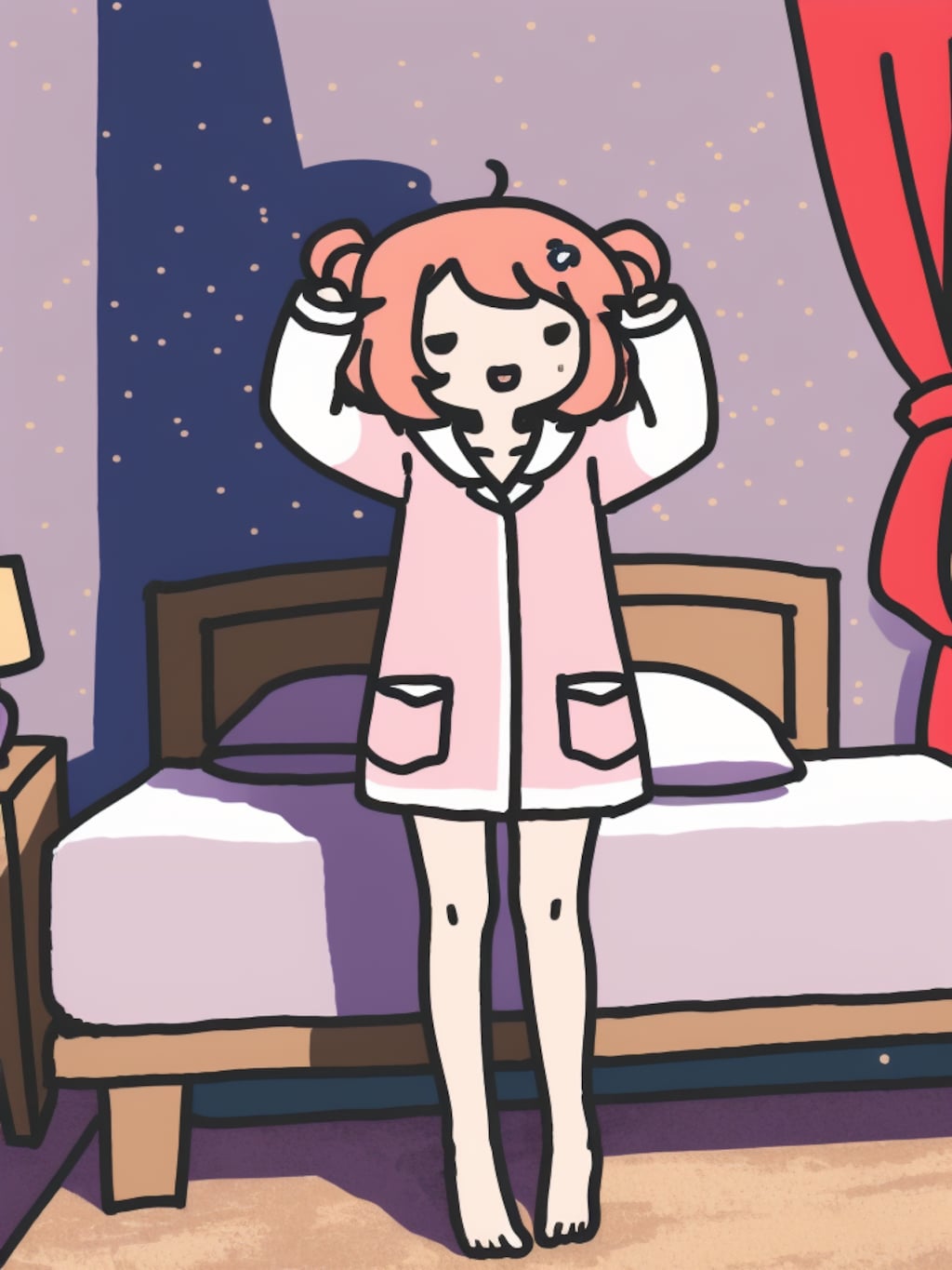 (12枚)暑くてベッドから起きれない！