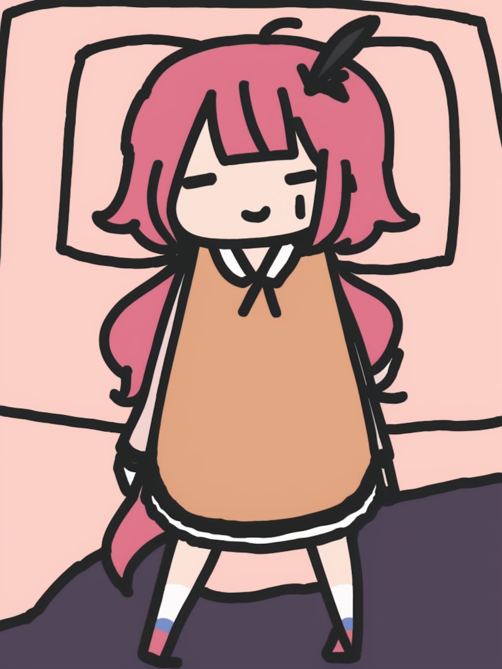 (12枚)暑くてベッドから起きれない！