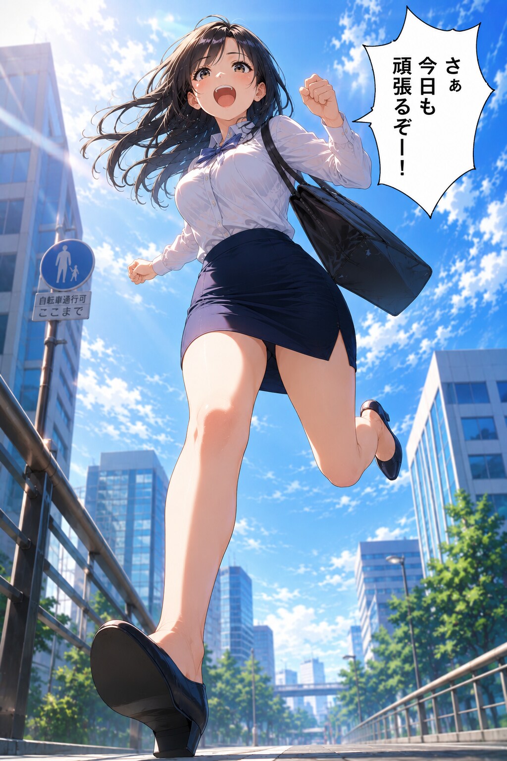 さぁ今日も頑張るぞー！