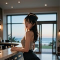 リゾートホテルの受付嬢 3枚目