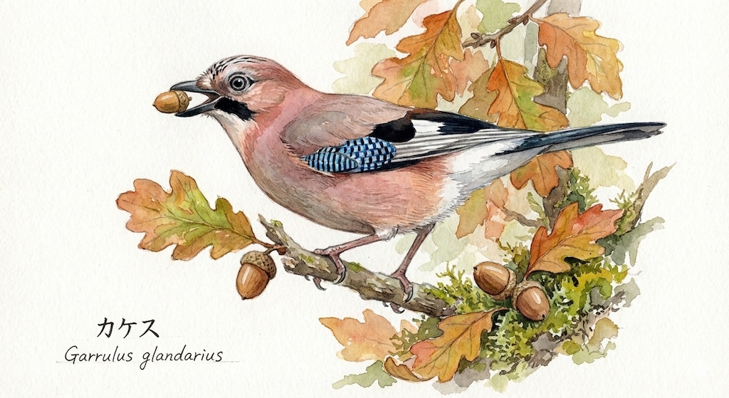 鳥(水彩画)(Gemini)(58)