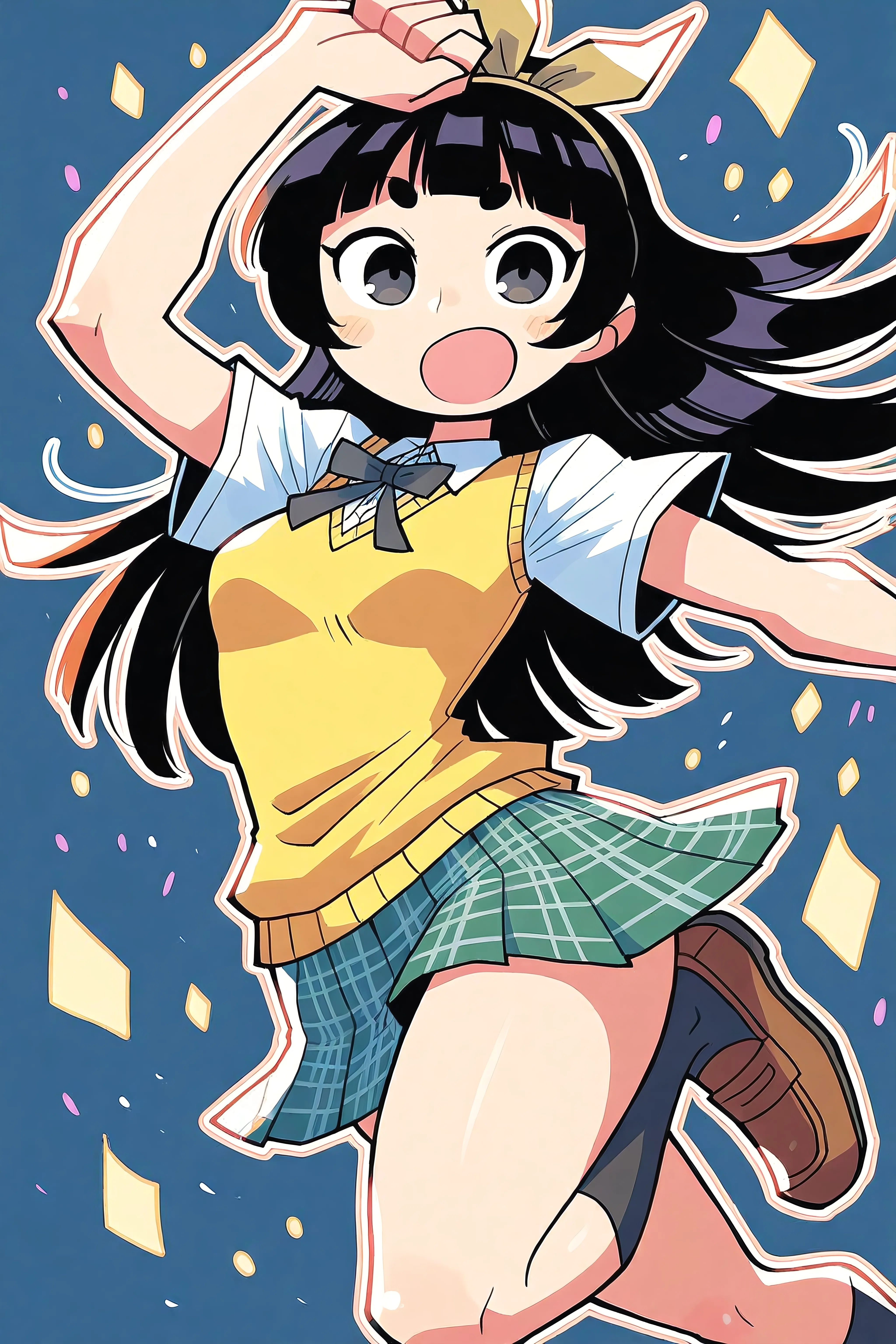 A Smile Drawn at Full Speed | の人気AIイラスト・グラビア