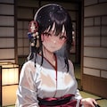 やっと、来てくれましたね。このまま一緒に...(牡丹灯篭な幽霊娘② 6枚目
