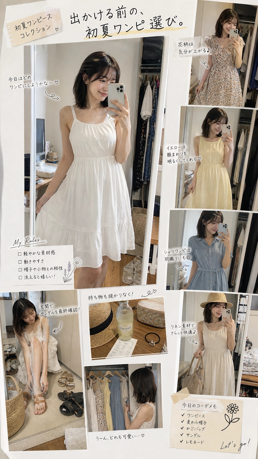 First Summer, White Dress