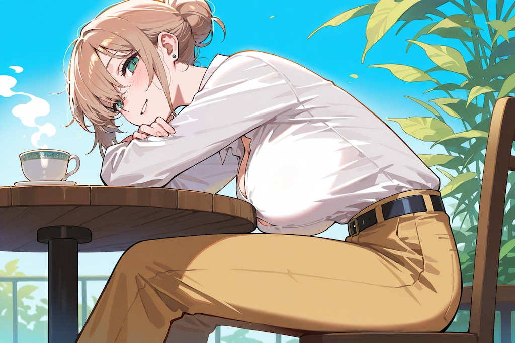 そんな所で見てないで、君も一杯どうだい？