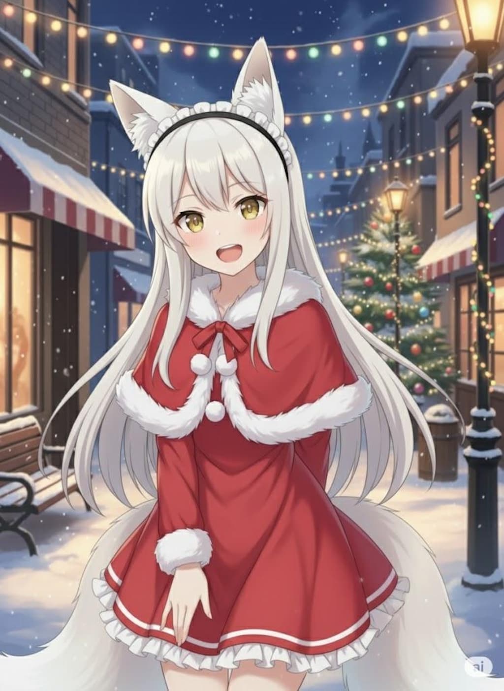 和風サンタコス！？