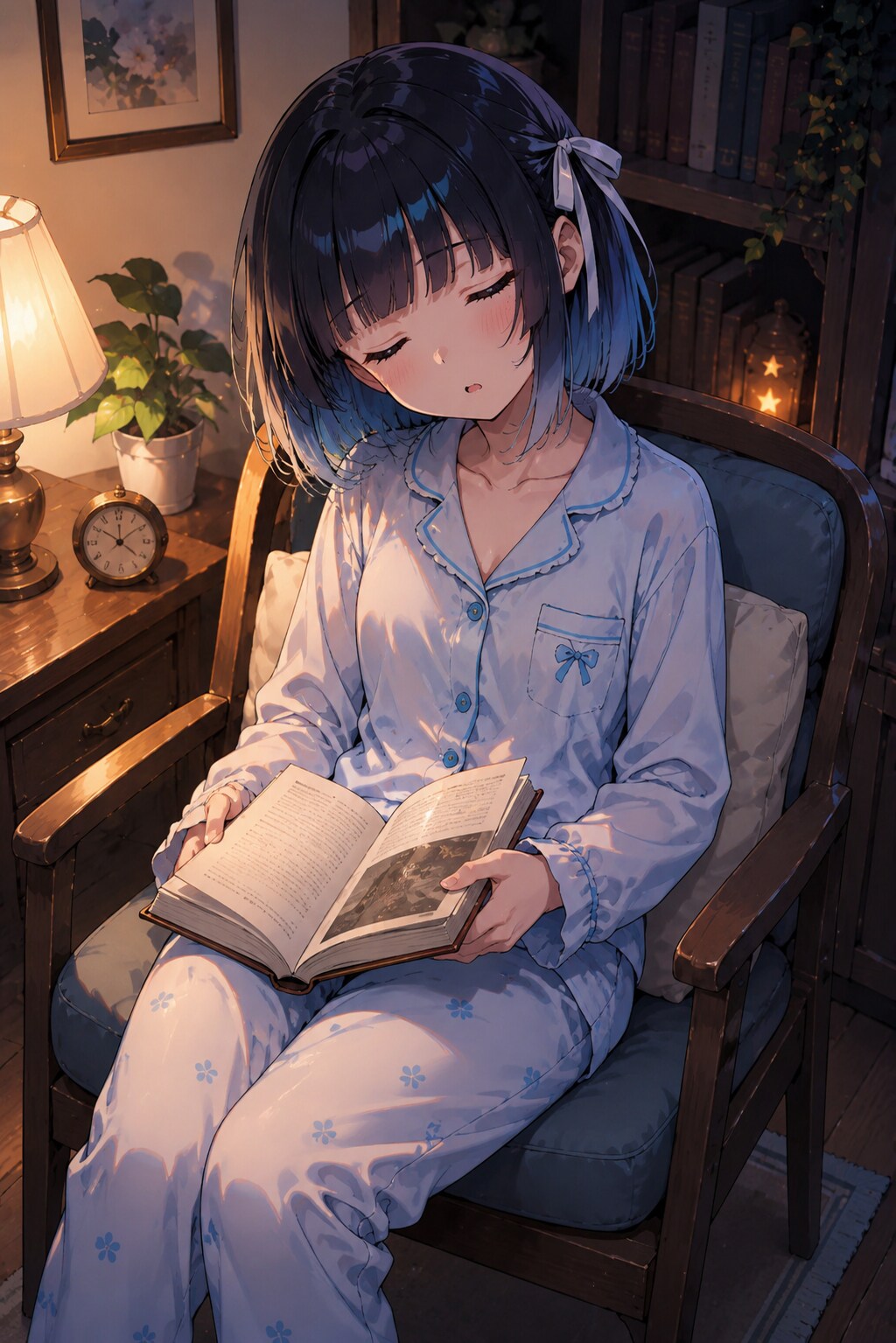 寝落ち | の人気AIイラスト・グラビア