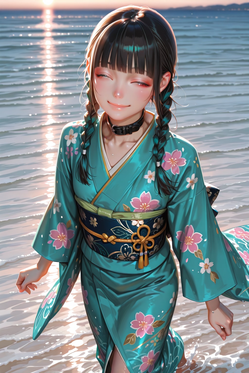春の海辺散歩