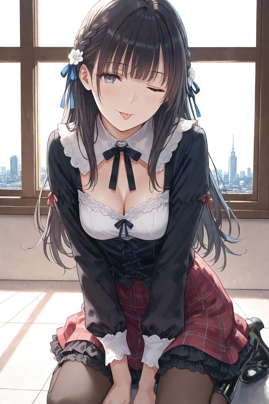 うふふ❤️このお洋服は萌音に似合ってますか❤️