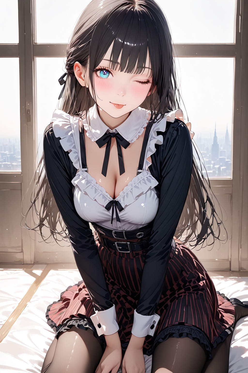 うふふ❤️このお洋服は萌音に似合ってますか❤️