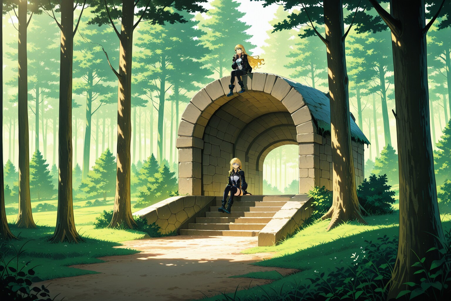 冒険な金髪さん2 | の人気AIイラスト・グラビア