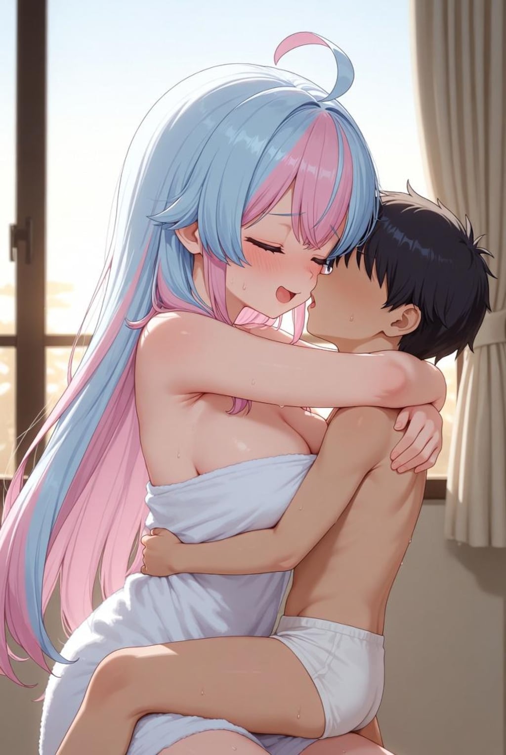 おねショタ