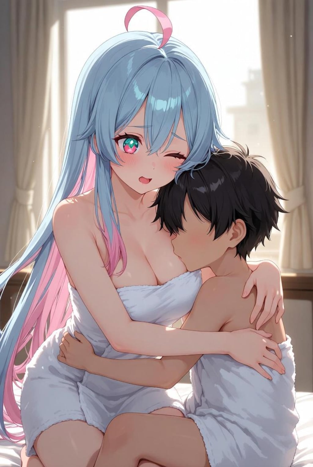 おねショタ