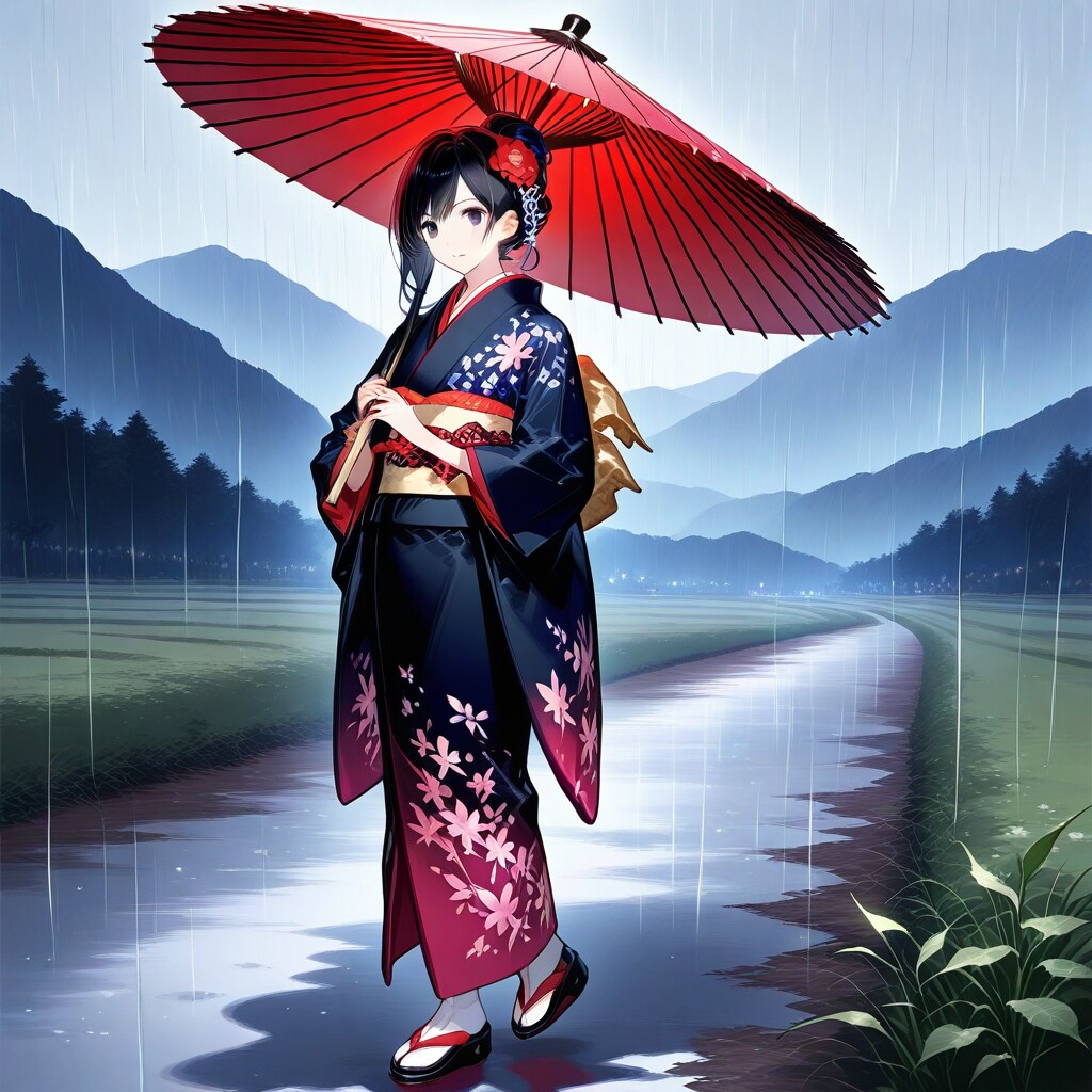 梅雨の日のお出かけ