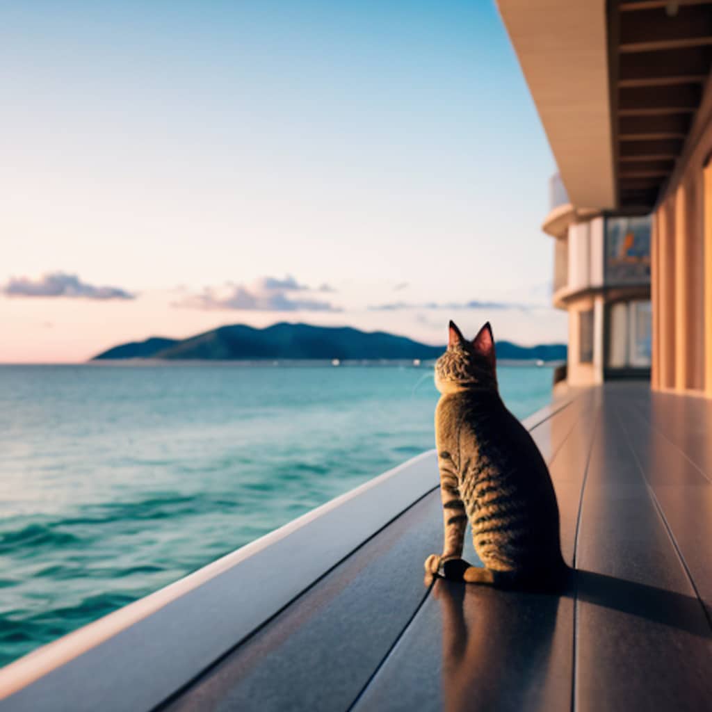 黄昏る猫